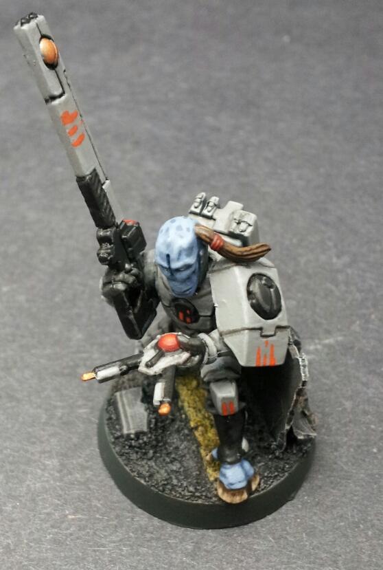 City Fight Tau, Gray Tau, Orange Sept Markings, Tau Feet, Tau Skin, Urban Bases, Urban Tau