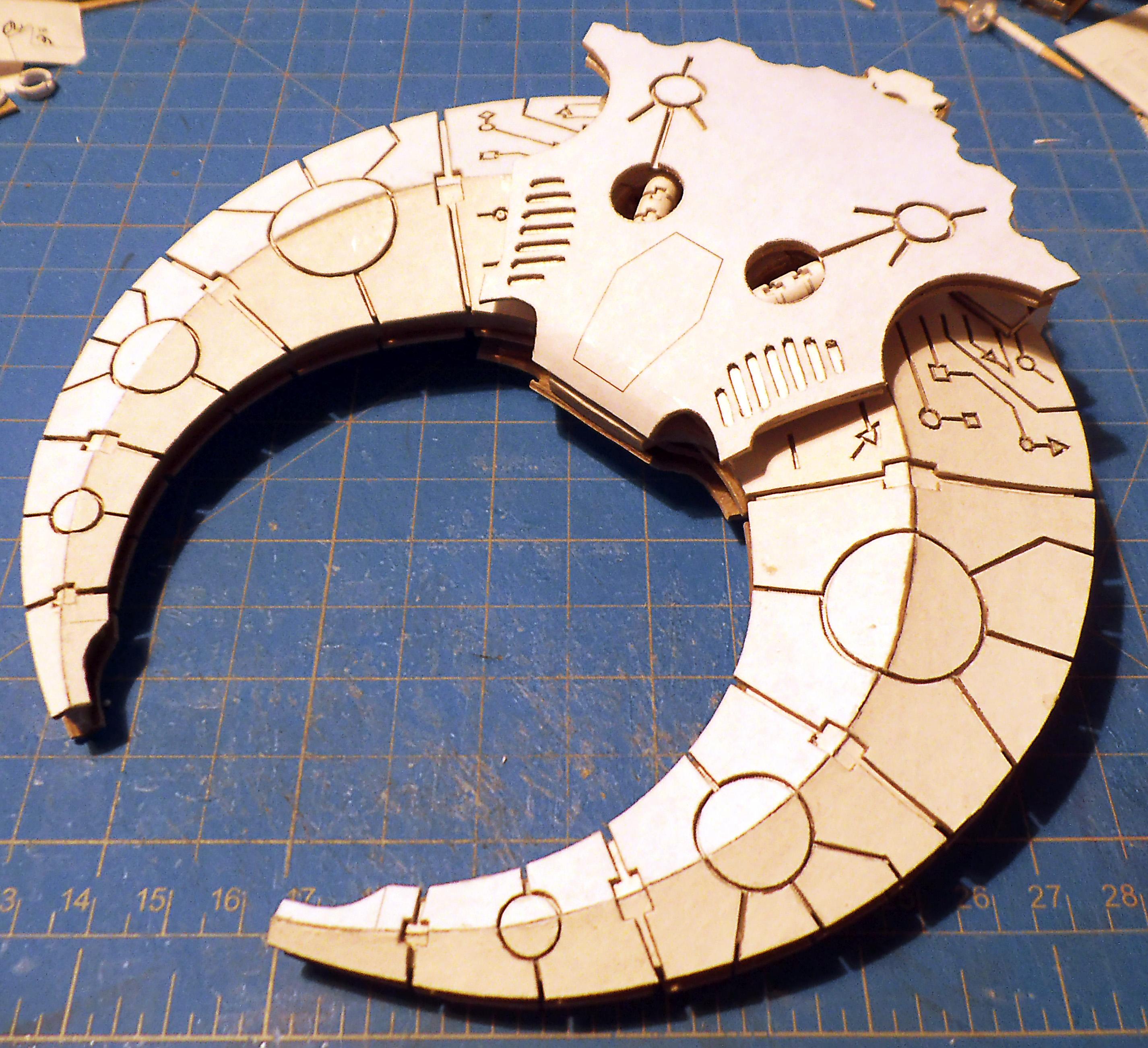Doom, Doom Scythe, Necrons, Night, Night Scythe, Paper, Scratch, Scythe