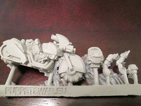 Motorcycle, Puppets War, Space Marines