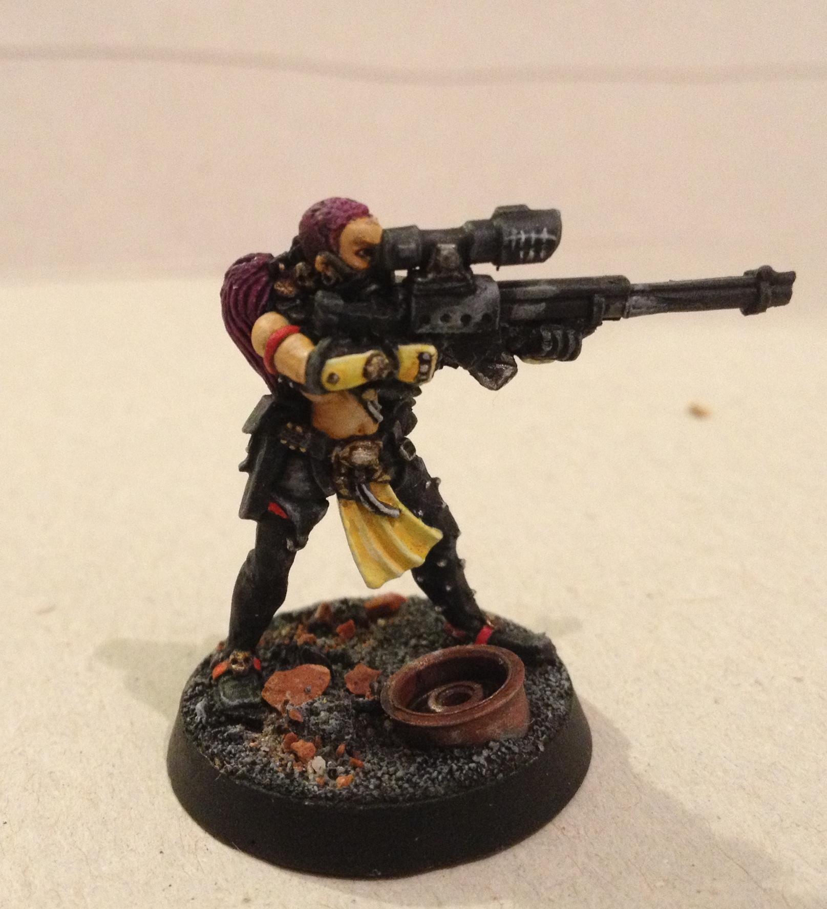 Escher, Hunting Rifle, Necromunda, Snipers