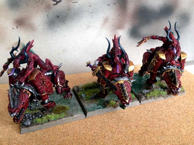 Bloodcrushers, Bloodletters, Chaos, Daemons, Juggernaught, Khorne