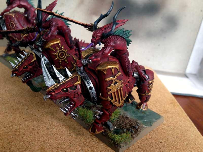 Bloodcrushers, Bloodletters, Chaos, Daemons, Juggernaught, Khorne
