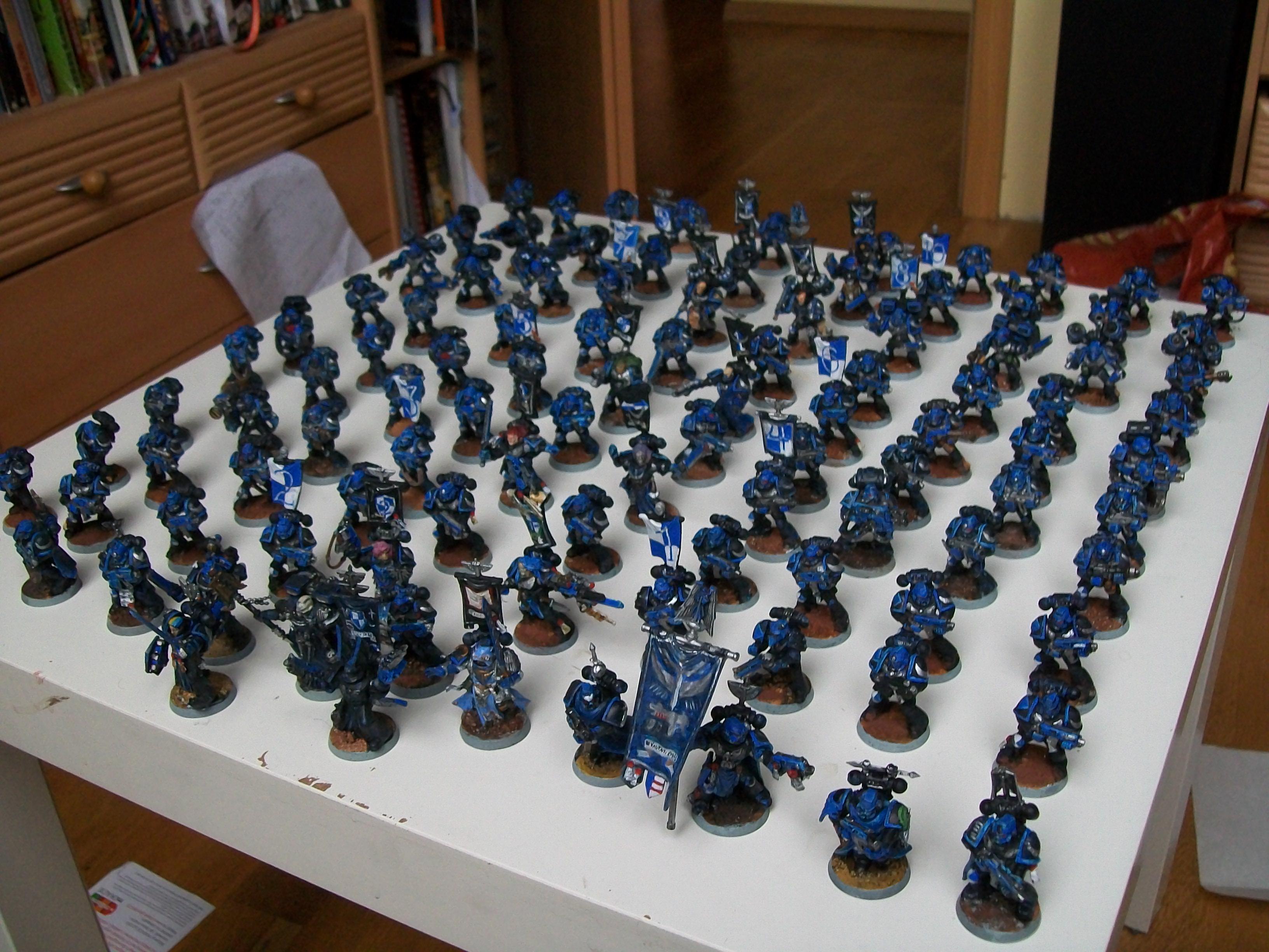 Full battle company of Adeptus Astartes