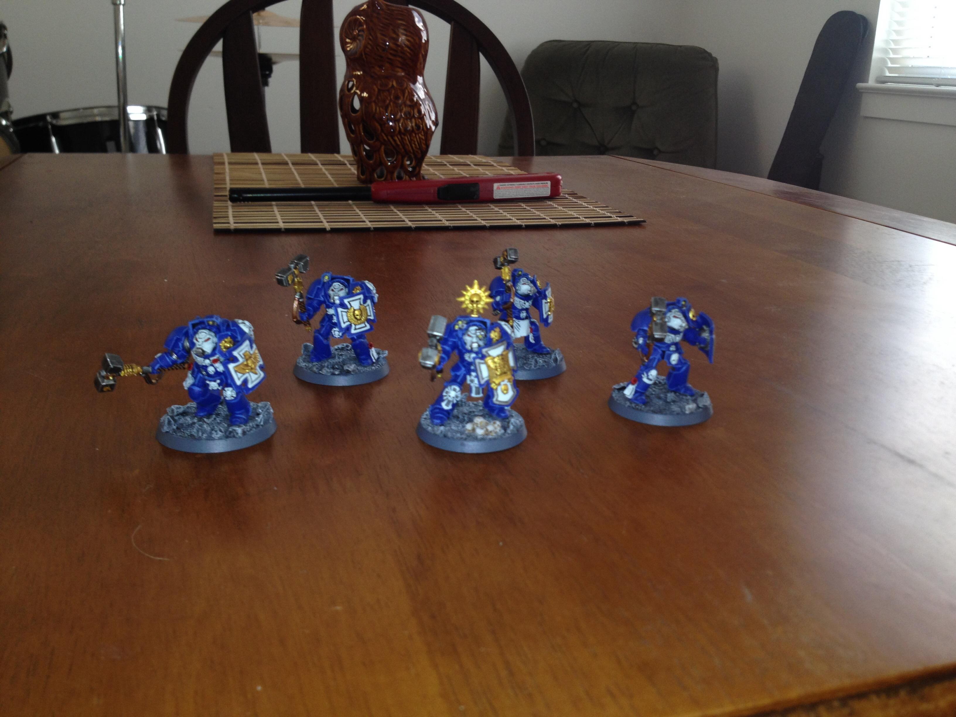 Assault, Terminator Armor, Thunder Hammer, Ultramarines