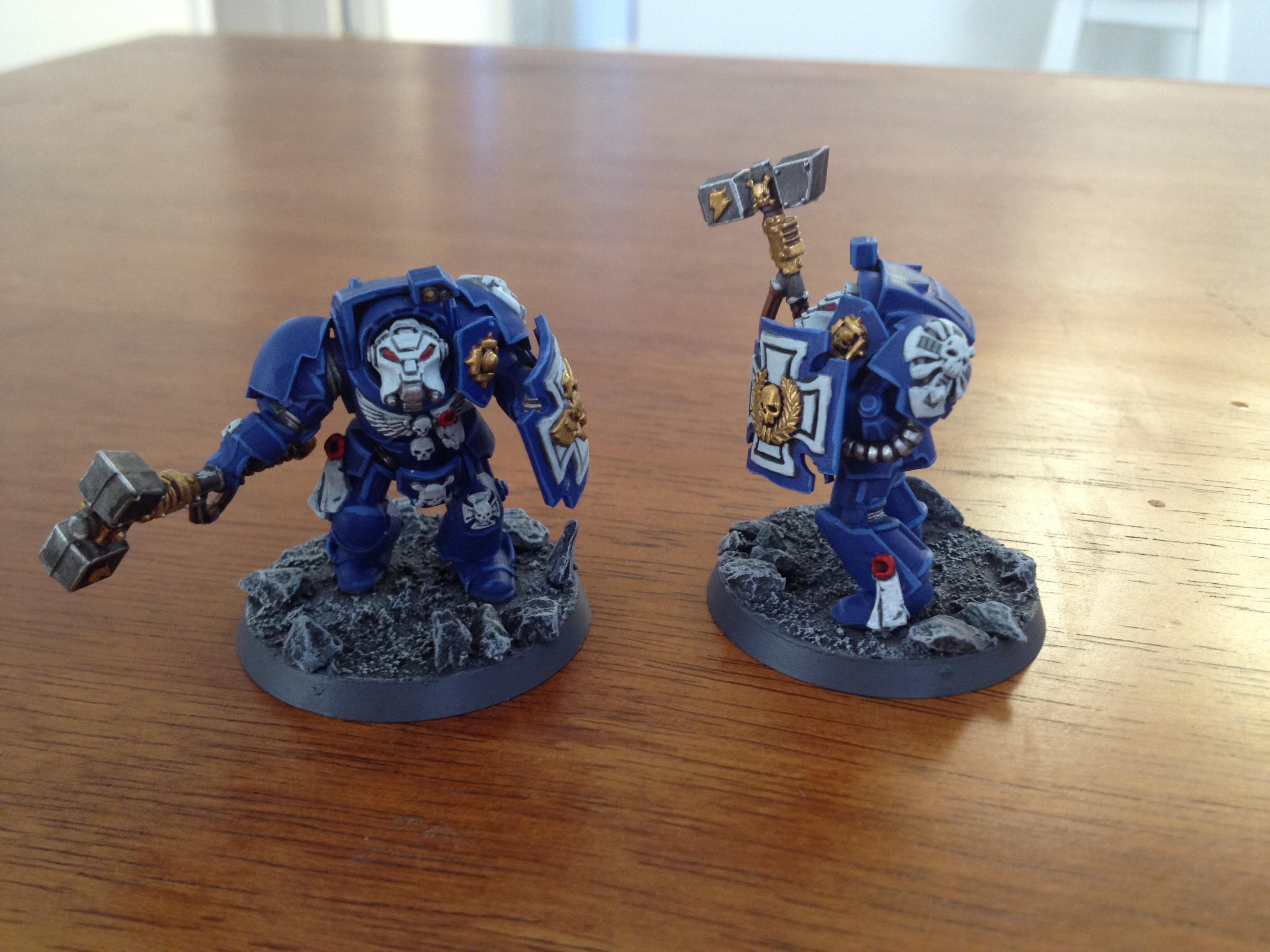 Assault, Terminator Armor, Thunder Hammer, Ultramarines