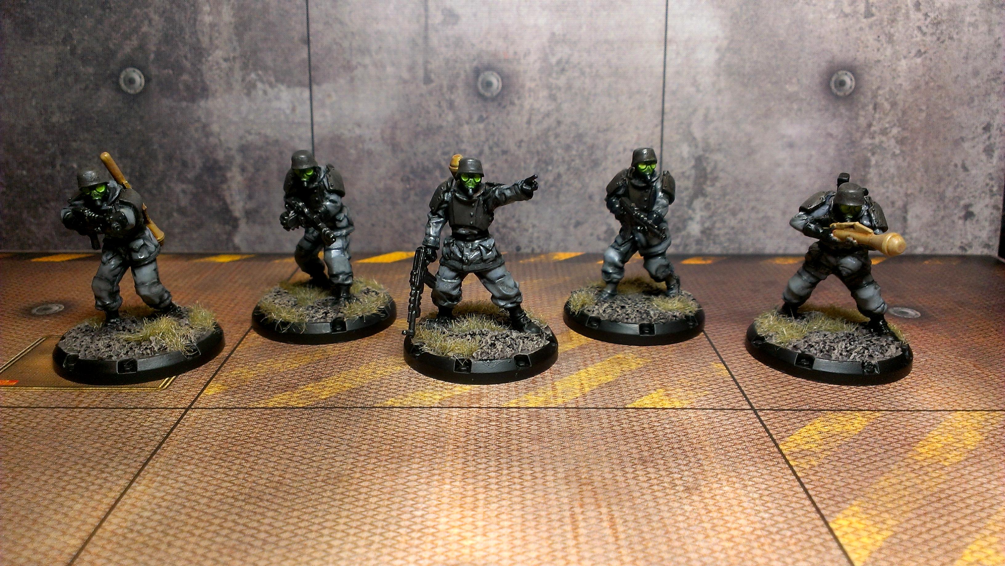 Dust Tactics Axis Recon Grenadiers