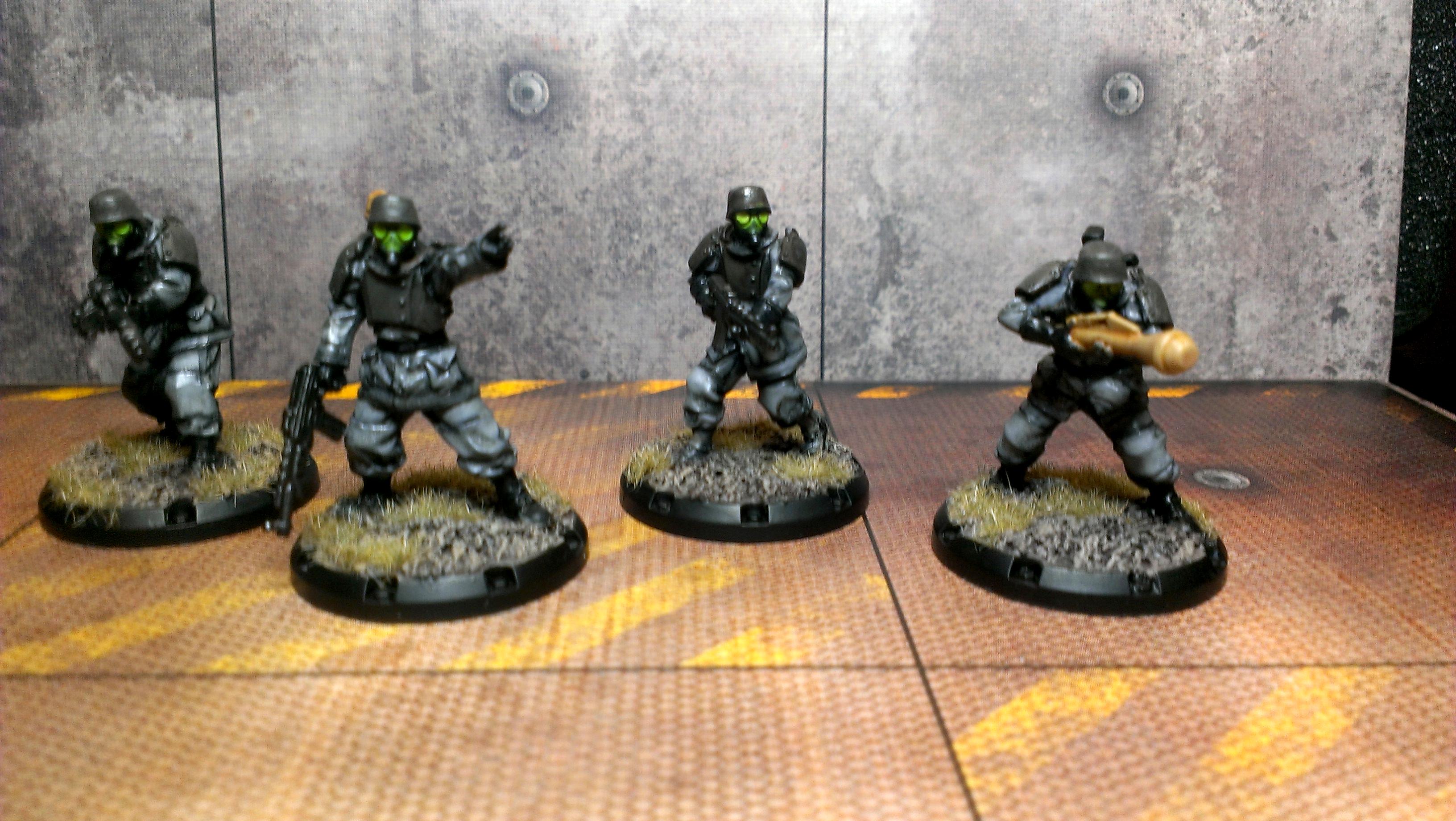 Dust Tactics Axis Recon Grenadiers