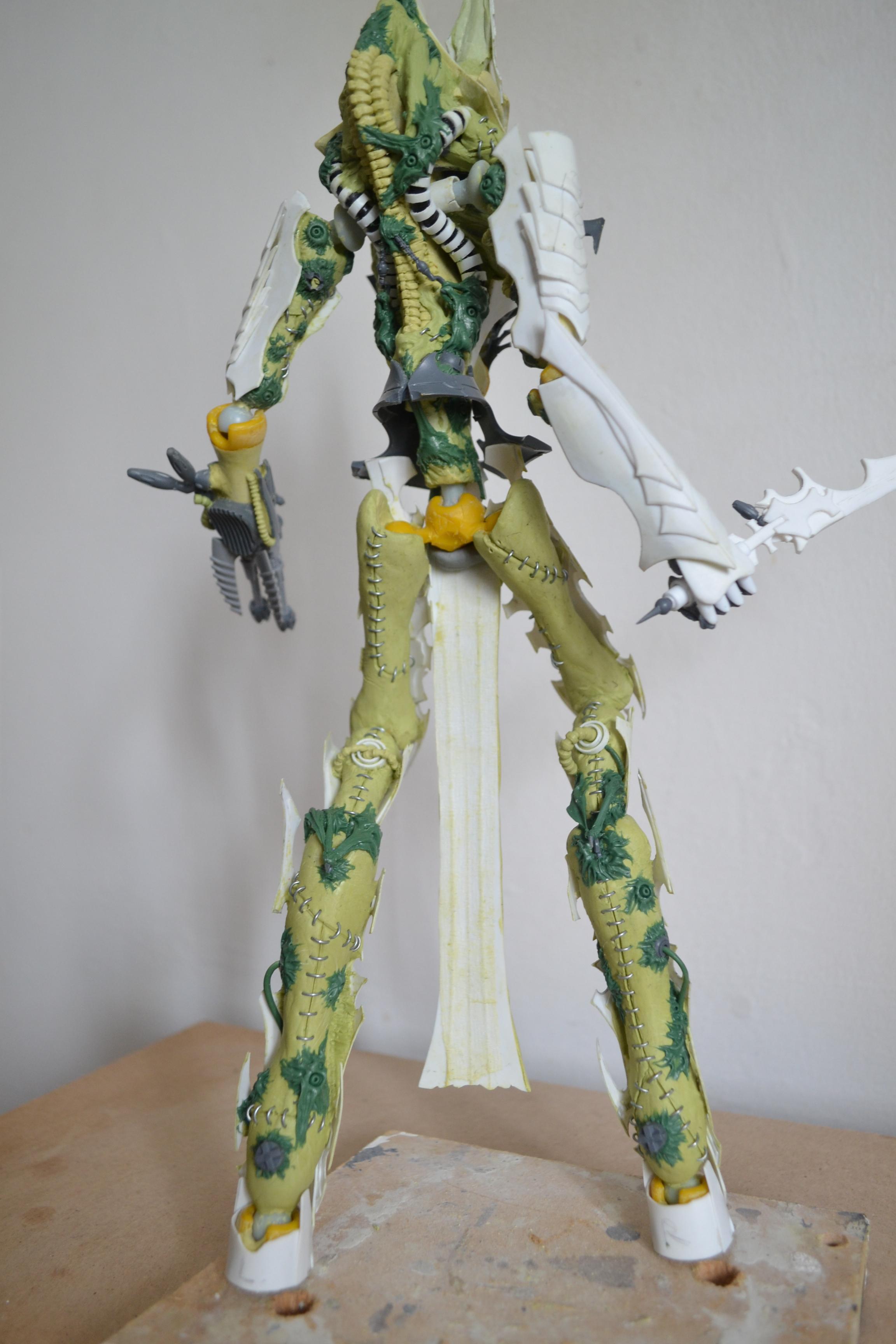 Conversion, Dark Eldar, Hand Made, Scratch Build, Titan, Warhammer 40,000, Warhammer Fantasy, Wraithknight