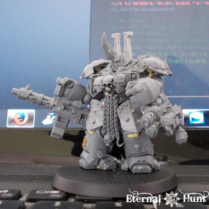 Behemoths, Centurions, Chaos, Chaos Space Marines, Conversion, Counts As, Khorne, Obliterators, Warhammer 40,000, Work In Progress, World Eaters