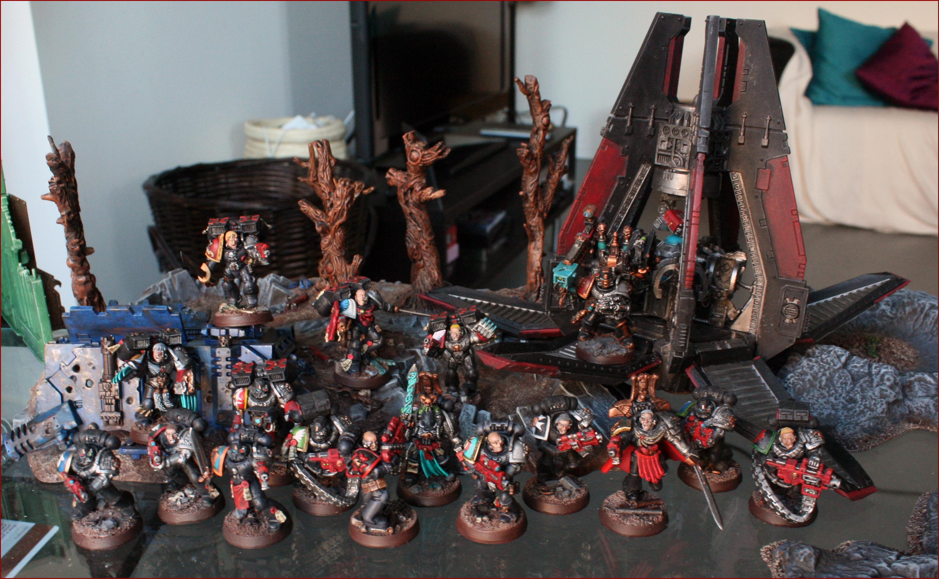 Angel, Archivist, Arkaal, Assault, Black, Blood, Caliban, Celestial, Convenant, Dark, Death, Drinkers, Drop, Eagle, Guardians, Hawk, Heralds, Kill, Legion, Lion, Mentor, Pod, Space, Space Marines, Squad, Team, Techmarine, Templars, Ultramarines, Vanguard, Warriors, Watch, Wolf, Wolves
