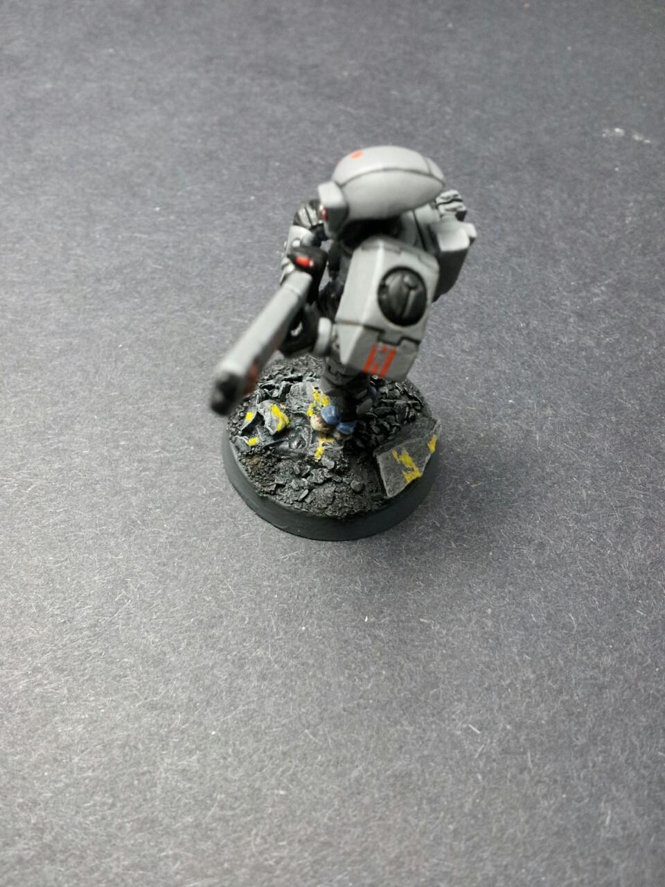 Gray Tau, Orange Sept Markings, Tau Feet, Tau Skin, Urban Bases, Urban Tau