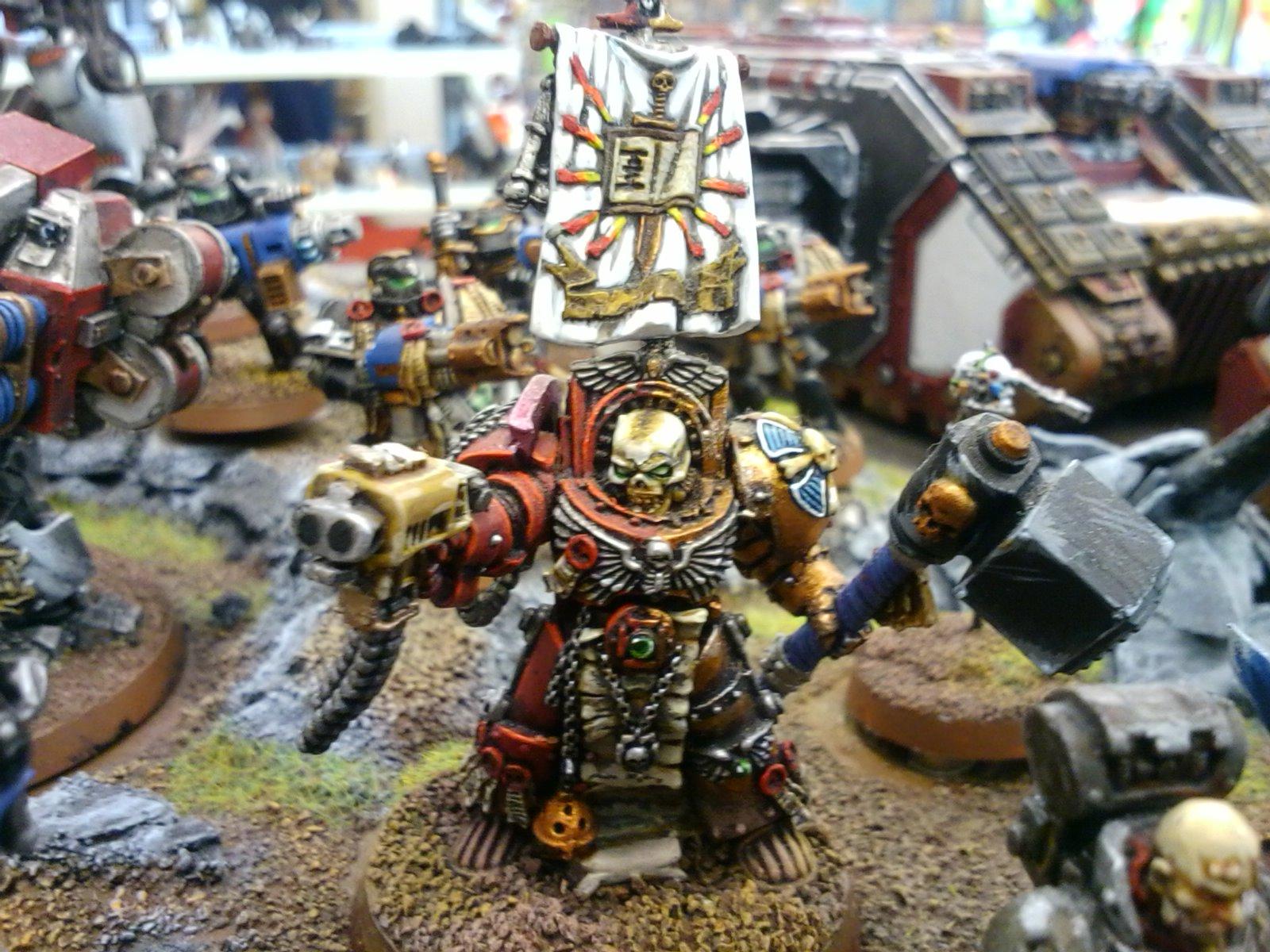 Astartes, Chaplin, Firstborn, Space Marines, Terminator Armor