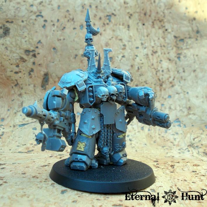 Behemoths, Centurions, Chaos, Chaos Space Marines, Conversion, Counts As, Khorne, Khorne's Eternal Hunt, Obliterators, Warhammer 40,000, Work In Progress, World Eaters