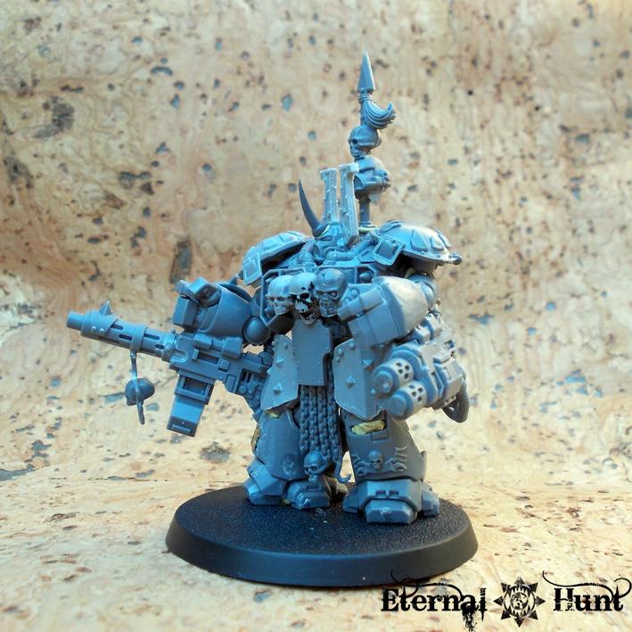 Behemoths, Centurions, Chaos, Chaos Space Marines, Conversion, Counts As, Khorne, Khorne's Eternal Hunt, Obliterators, Warhammer 40,000, Work In Progress, World Eaters