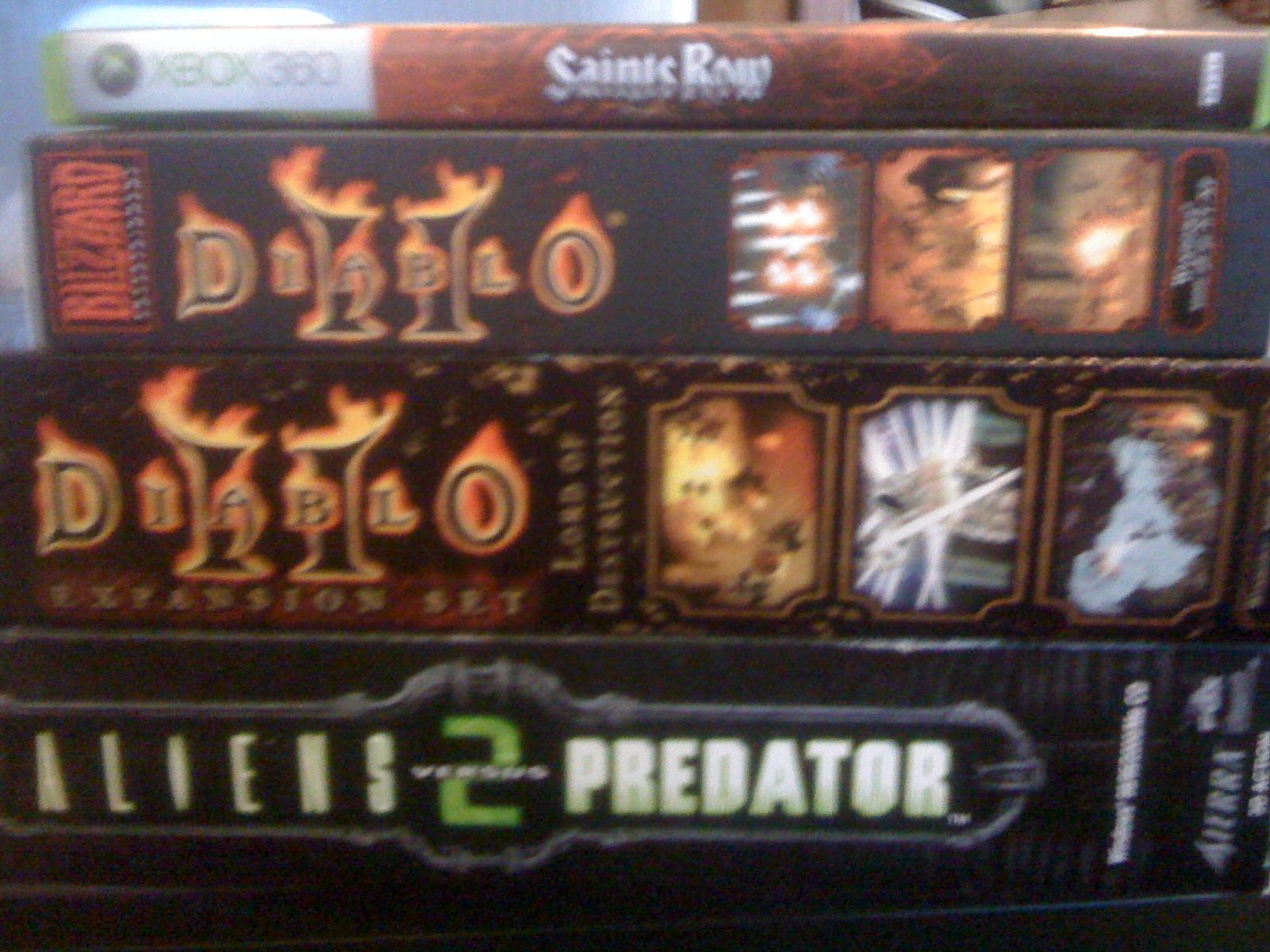 Unrelated but I picked these up for a dollar at a rummage sale I already had Diablo II but why not get it, it was 50 cents