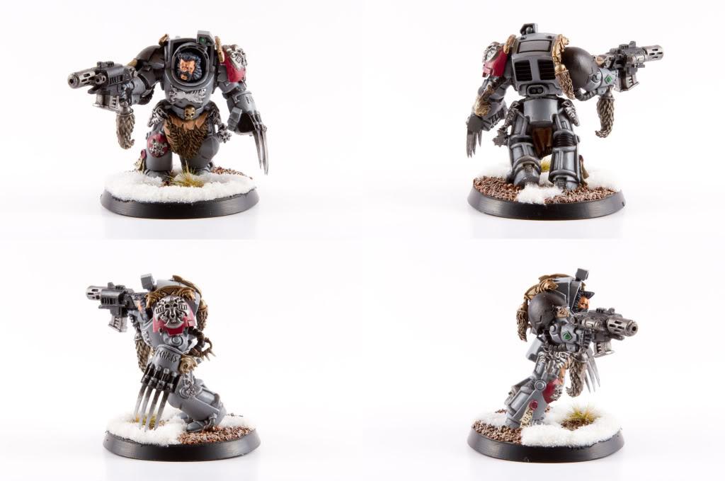 Grey, Space Wolf Terminator, Space Wolves, Terminator Armor, Wolf Guard, Wolf Guard Terminator