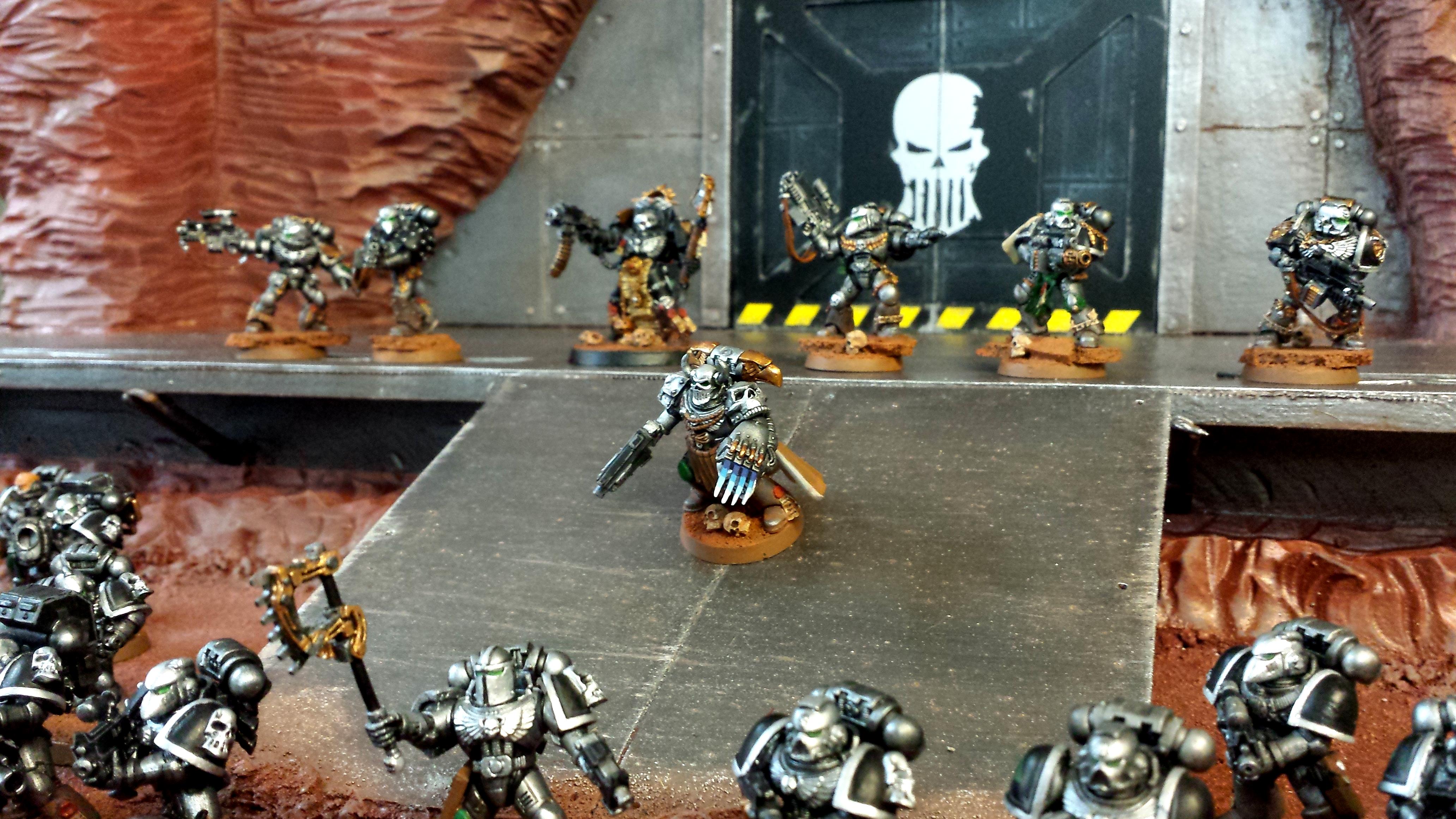 Board, Display, Display Board, Silver Skulls, Space Marines