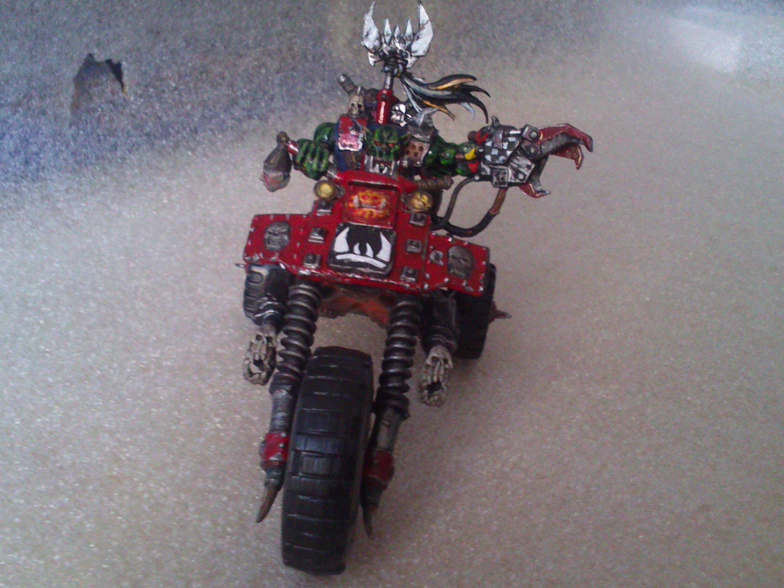 Bike, Conversion, Custom Built, Kit-bashed, Orks, Trike, Warbike