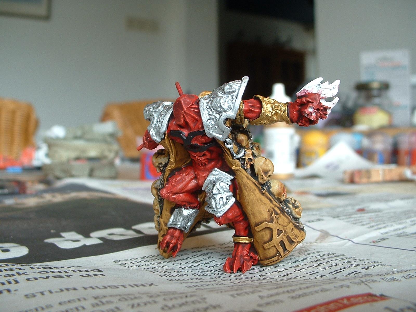 Bloodcrushers, Chaos, Conversion, Daemons, Herald, Juggernaut, Khorne, Skulltaker, Work In Progress