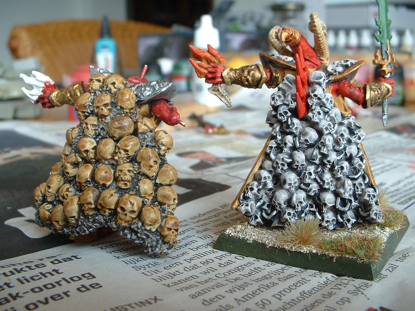 Bloodcrushers, Chaos, Conversion, Daemons, Herald, Juggernaut, Khorne, Skulltaker, Work In Progress