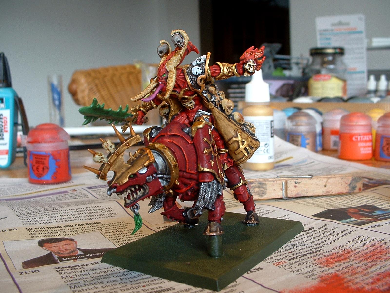 Chaos, Daemons, Herald, Juggernaut, Khorne, Skulltaker, Work In Progress