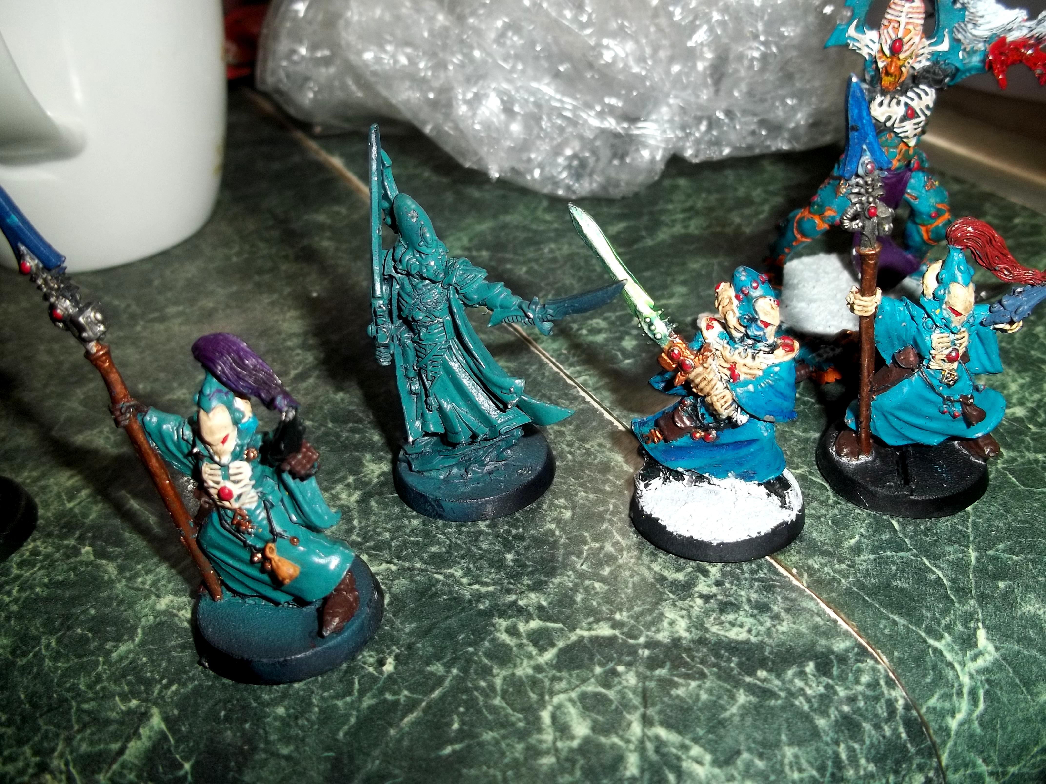 Far Seer and Warlocks