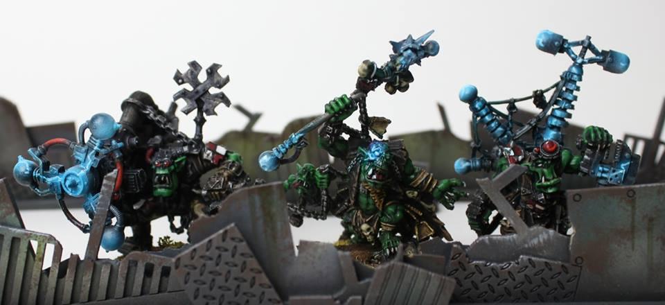 Big Mek, Orks, Shokk Attack Gun, Warhammer 40,000, Weirdboy