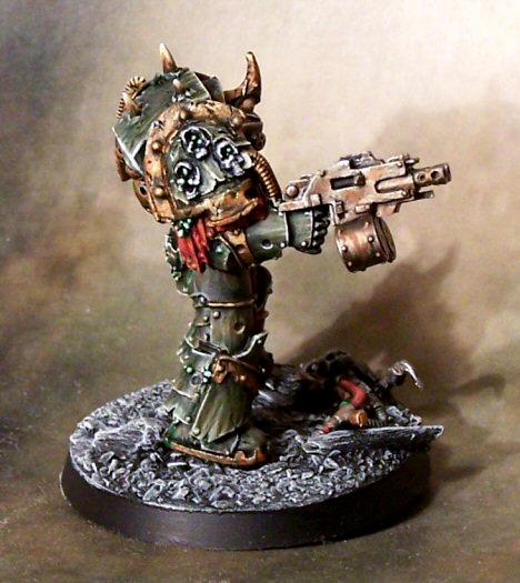 Chaos Space Marines, Death Guard, Forge World, Nurgle, Terminator Armor, Weathered