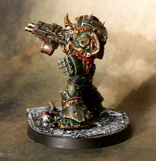Chaos Space Marines, Death Guard, Forge World, Nurgle, Terminator Armor, Weathered