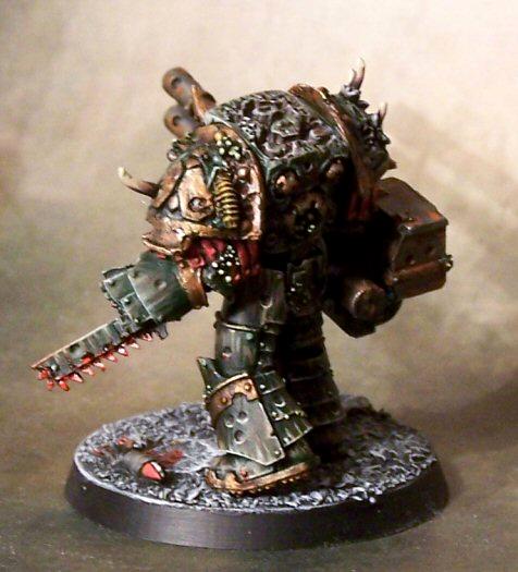 Chaos Space Marines, Death Guard, Forge World, Nurgle, Terminator Armor, Weathered