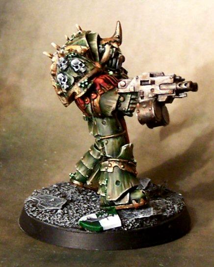 Chaos Space Marines, Death Guard, Forge World, Nurgle, Terminator Armor, Weathered