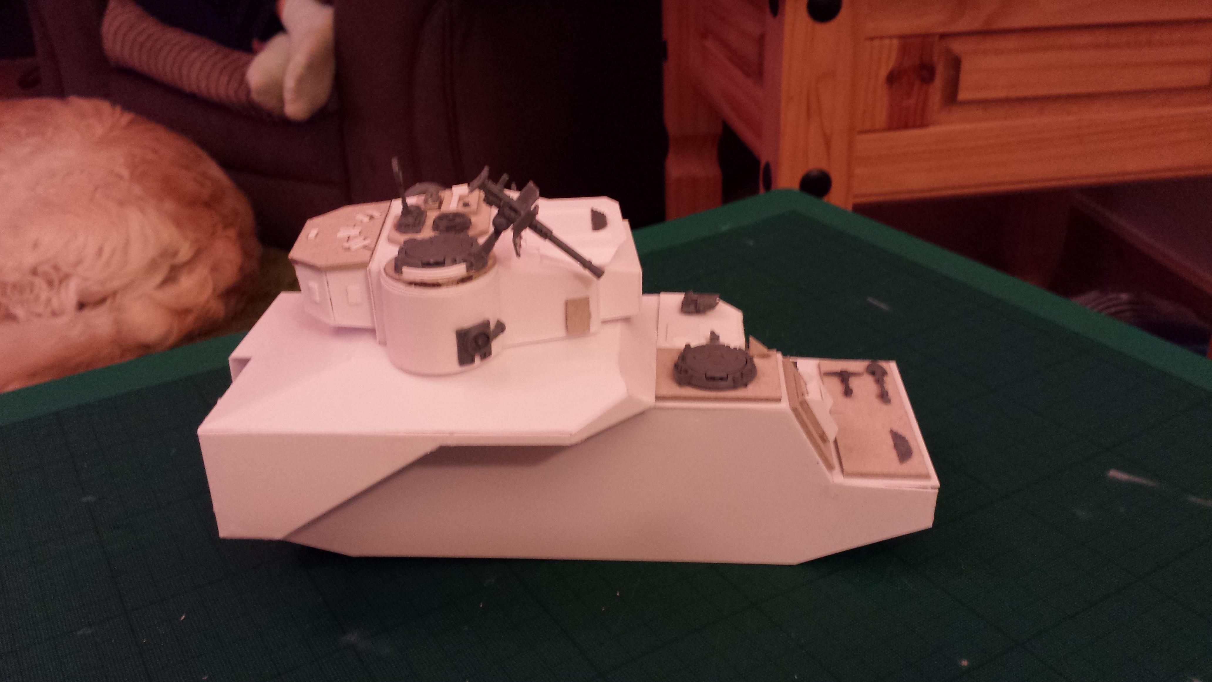 Imperial Guard, Macharius, Scratch Build, Super-heavy, Tank