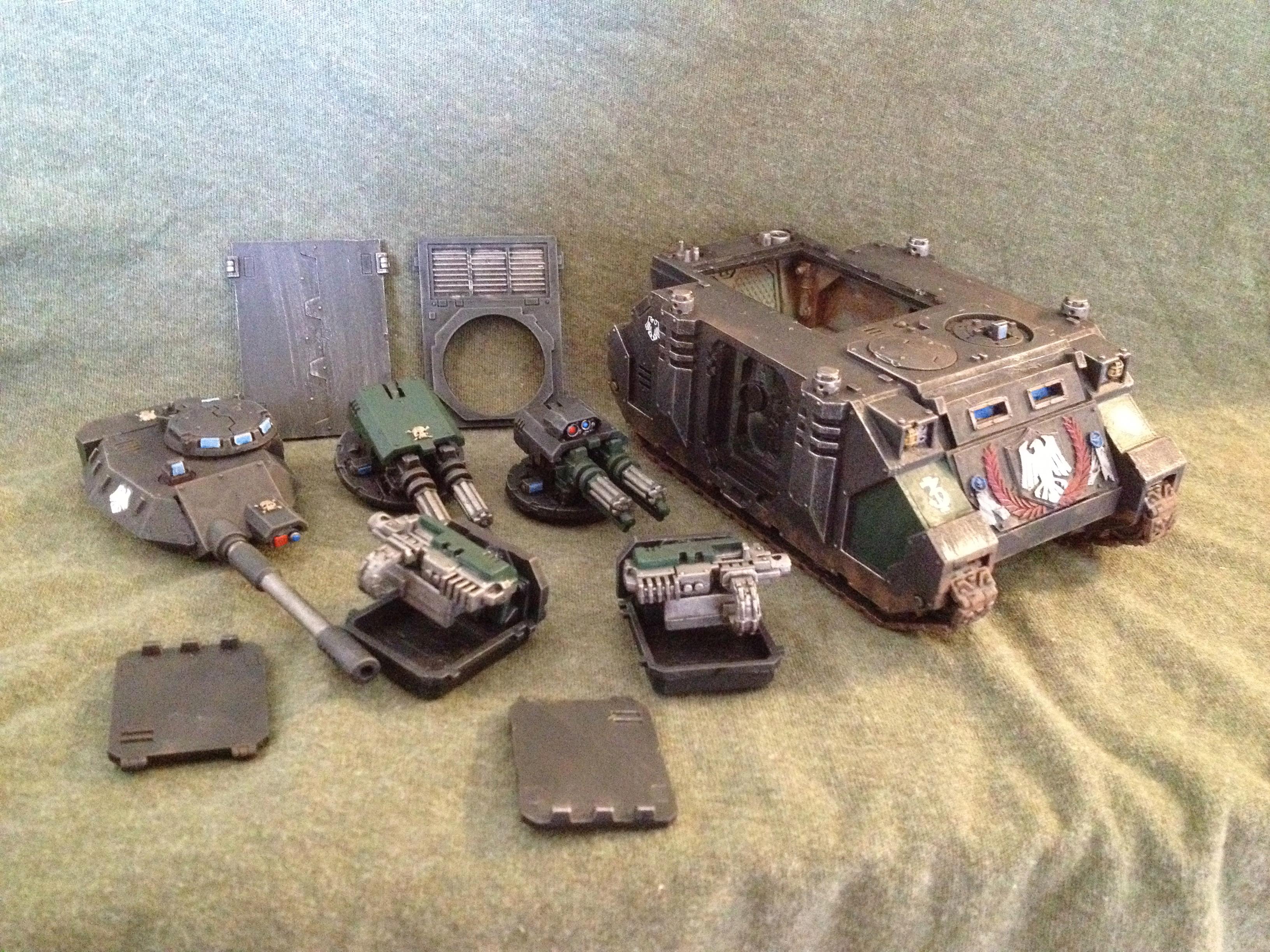 Magnetised, Predator, Raven Guard, Razorback, Rhino, Space Marines