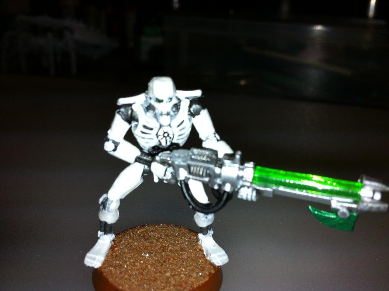 Necrons, Painting, White