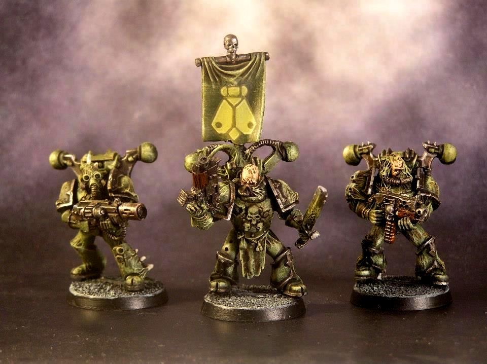 Chaos, Chaos Space Marines, Death Guard, Nurgle, Plague Marines