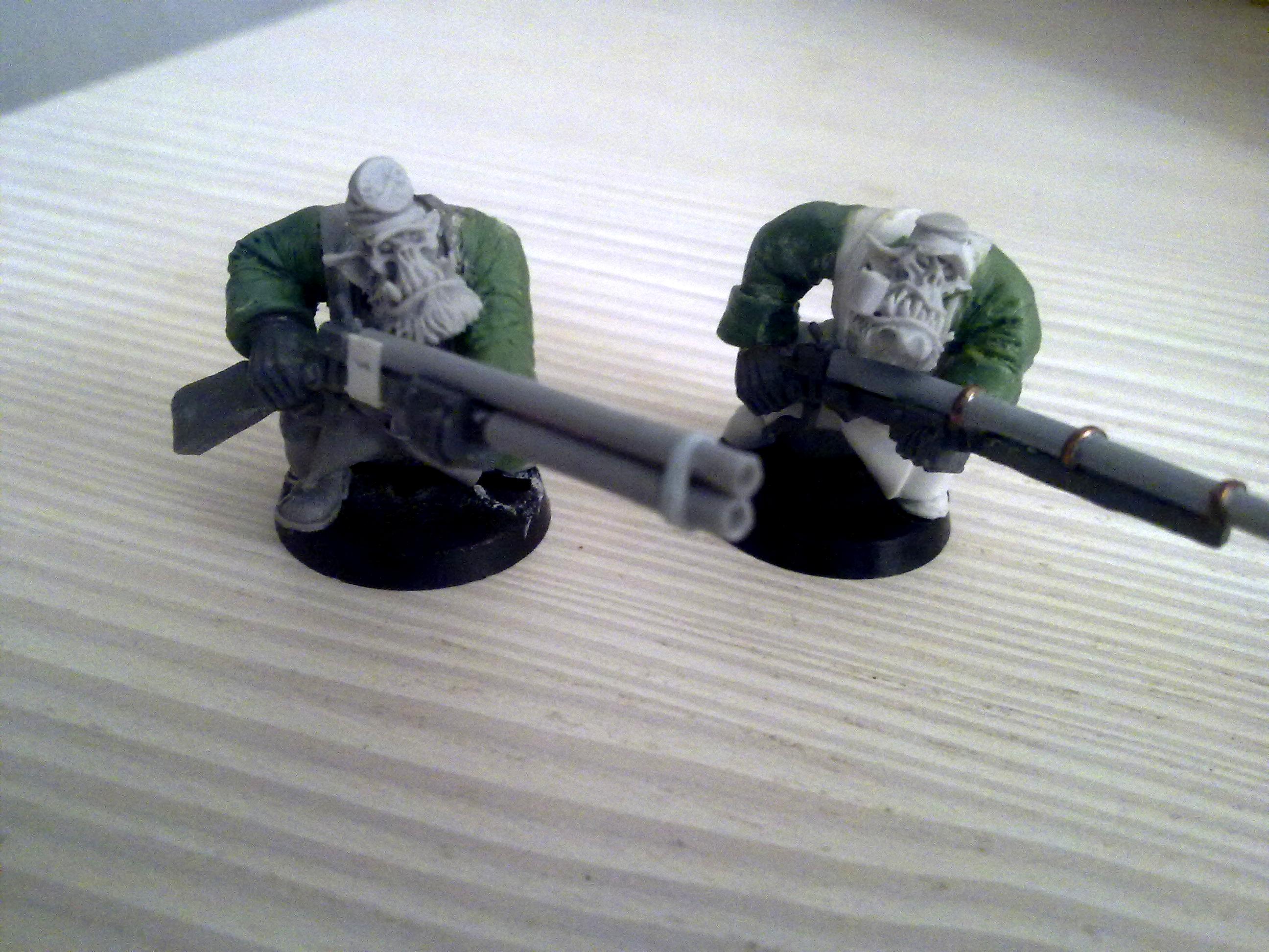 Conversion, Greenstuff, Orks, Shoota Boyz
