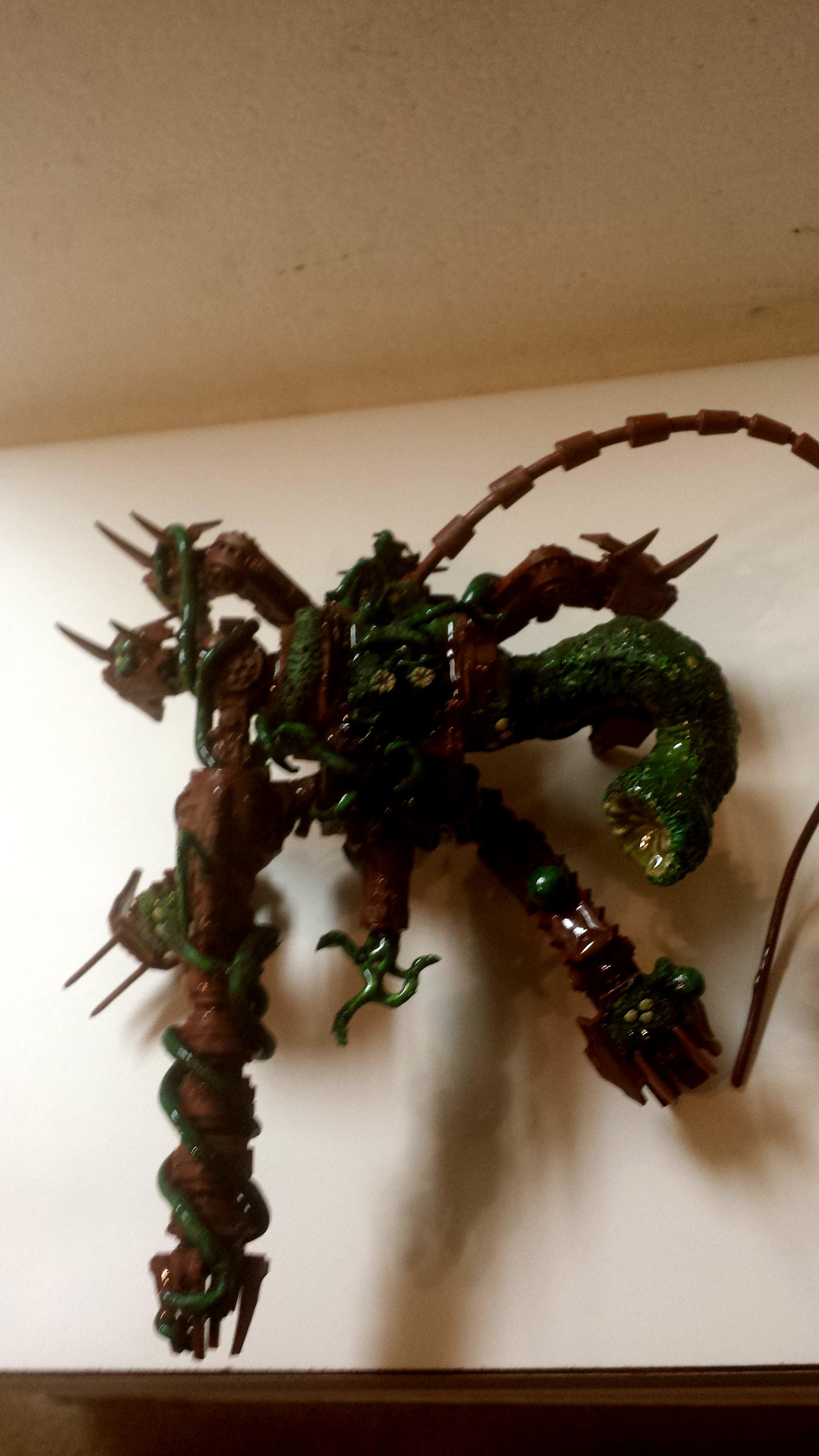 Chaos Space Marines, Conversion, Defiler, Greenstuff, Nurgle, Nurgle Defiler, Plague
