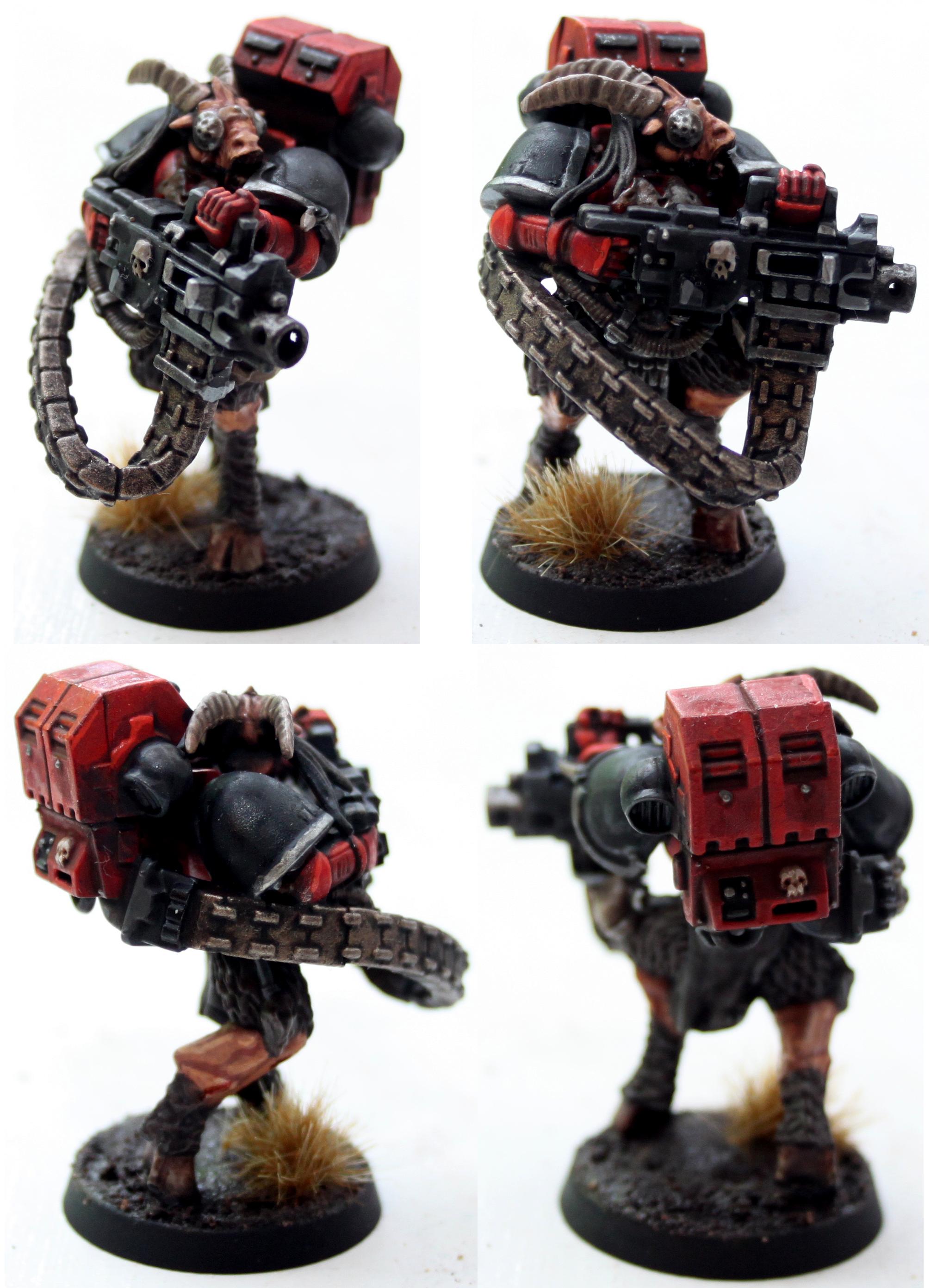 Beastmen, Chaos, Scouts, Space Marines