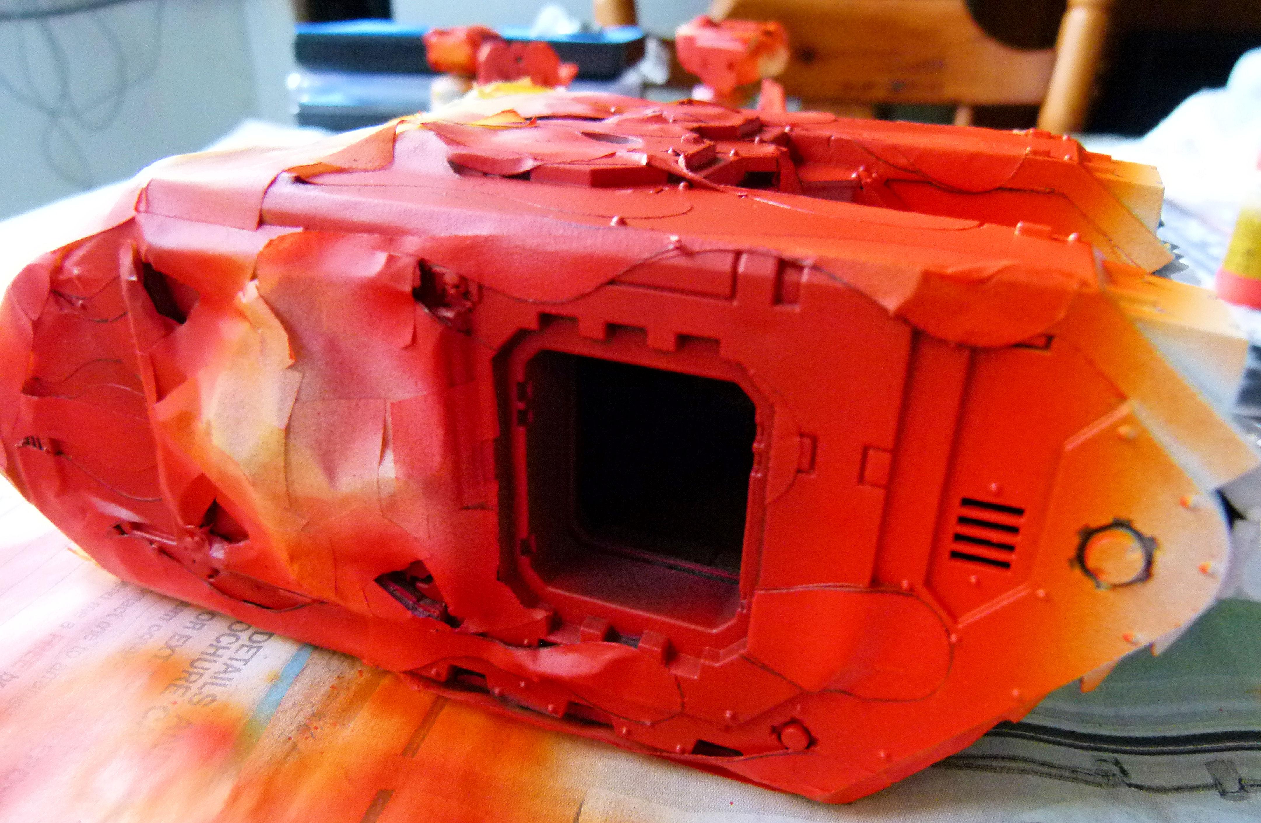 Assault Land Raider Flames WIP