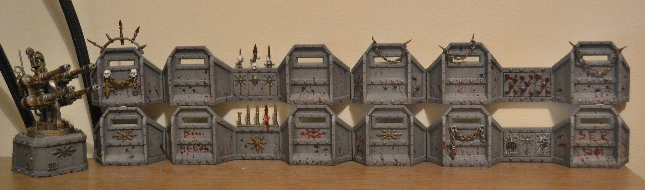 Aegis Defense Line, Chaos, Quadgun, Warhammer 40,000