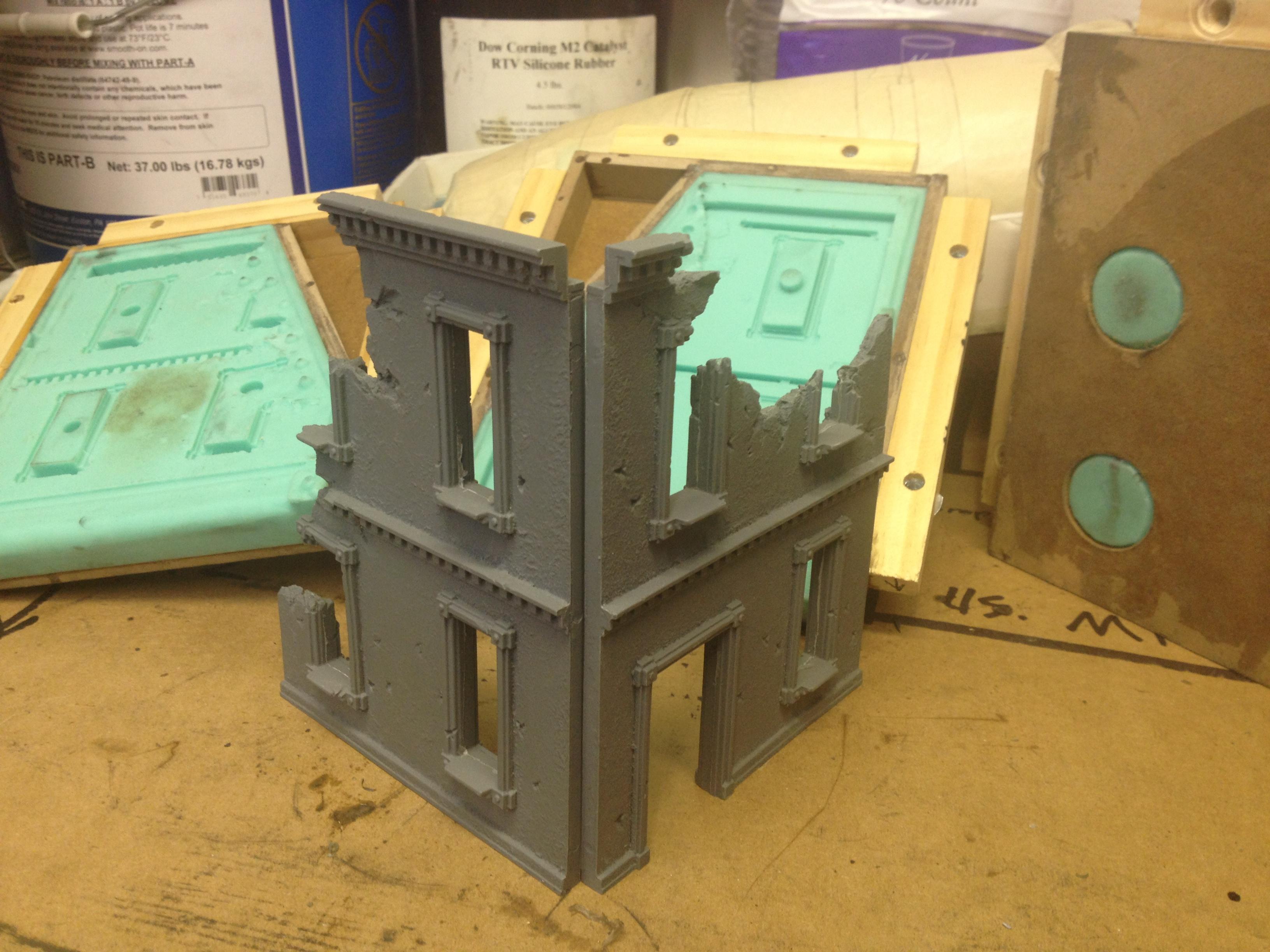 Exterior, need to finish and cast corner piece