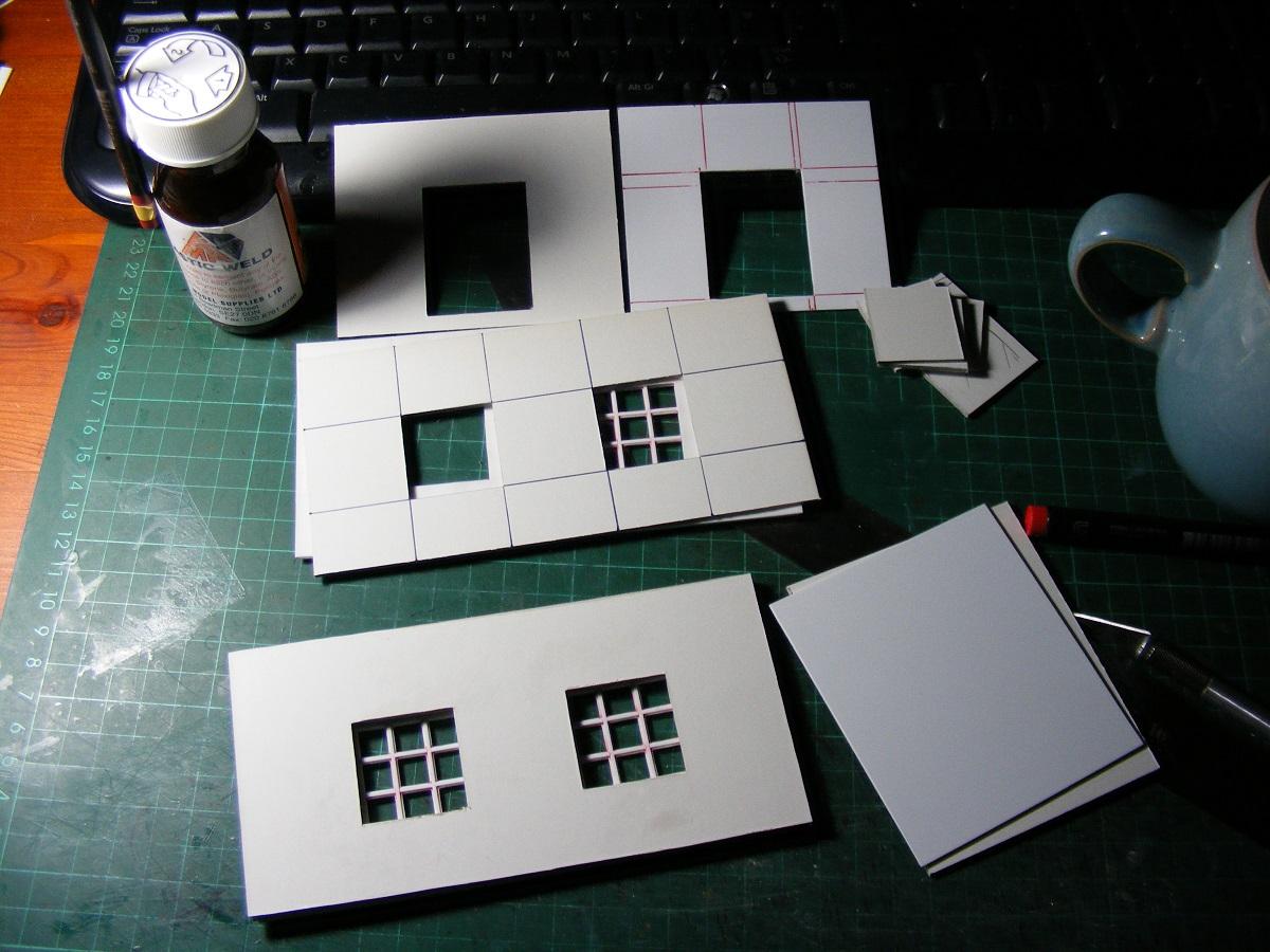 Plasticard, Terrain, Warhammer 40,000, Work In Progress