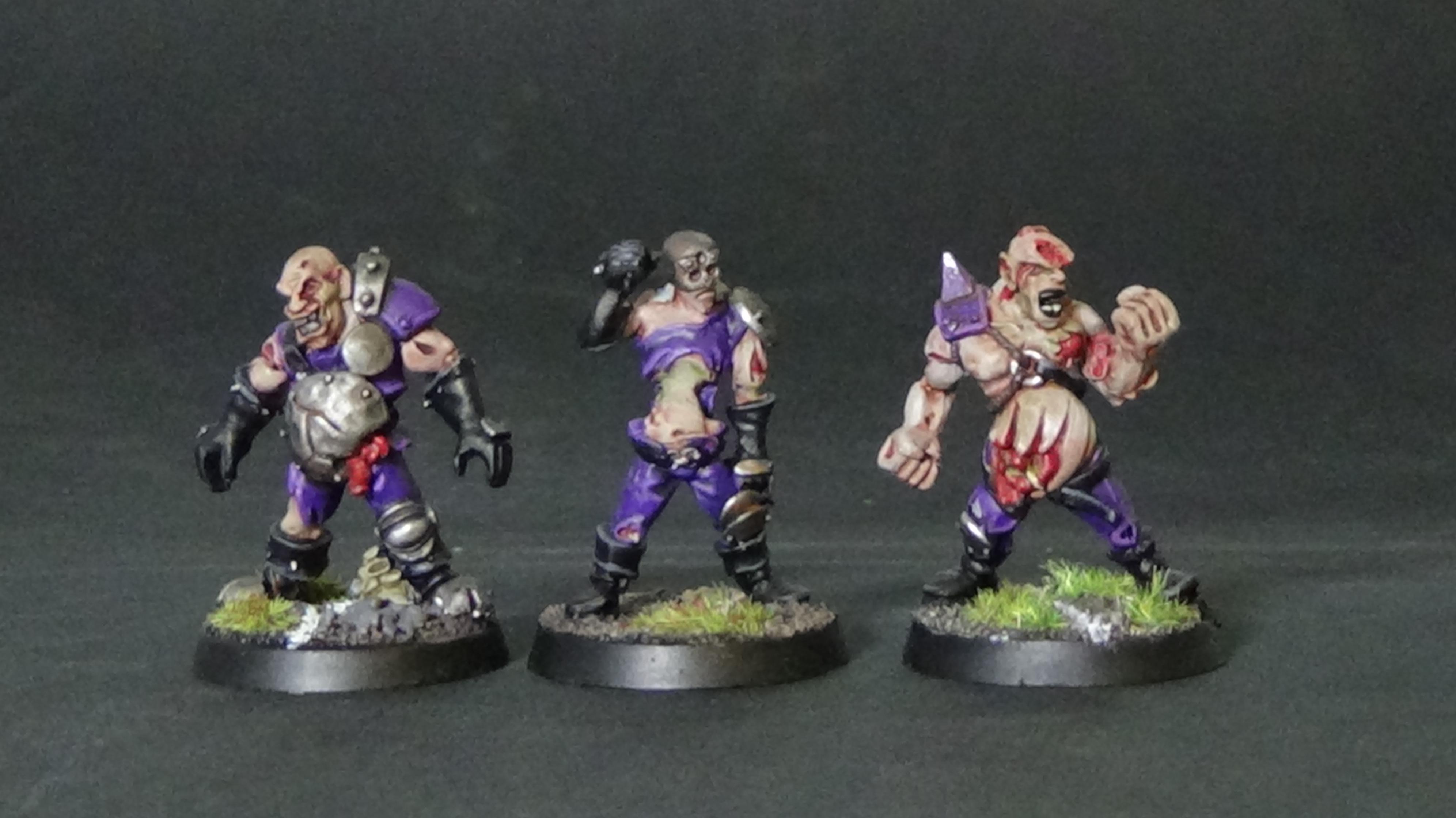 Bloodbowl zombles closeup