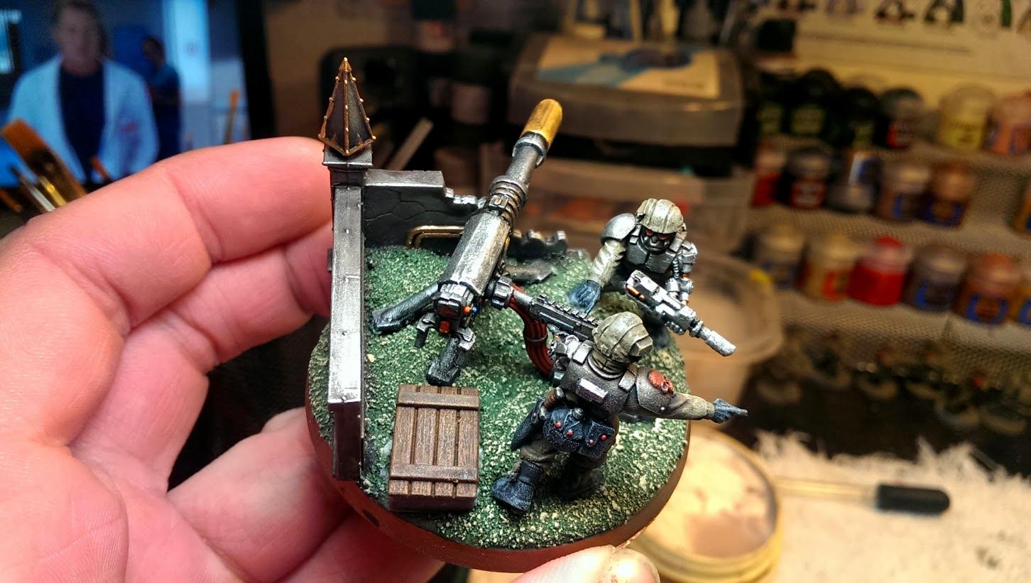 Anvil Industries, Chaos Renegades, Heavy Weapons Squad, Heavy Weapons Team, Imperial Guard, Iron Warriors, Lascannon, Pig Iron, Traitor Guard