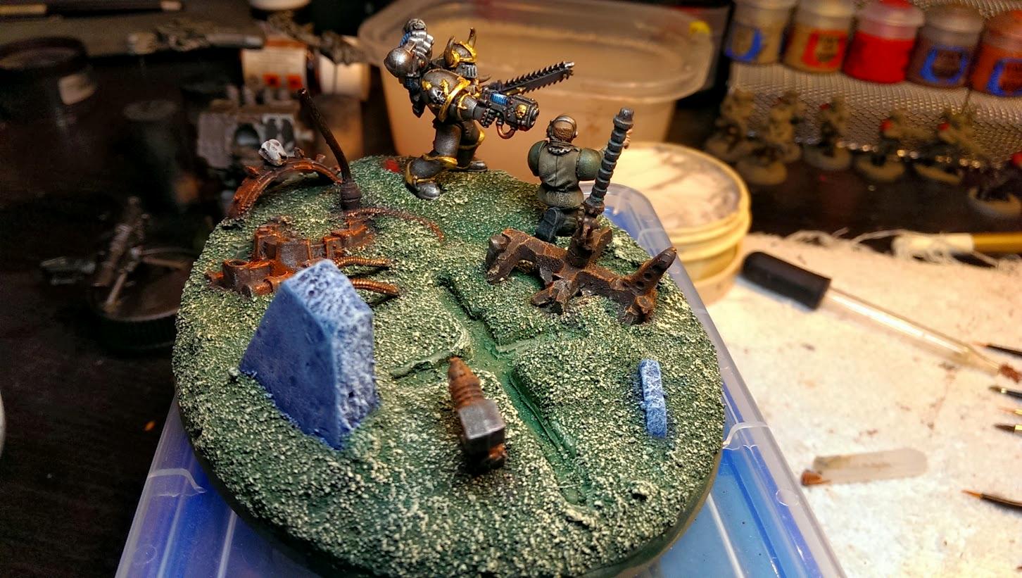 Chaos Space Marines, Iron Warriors, Scenic, Surrender