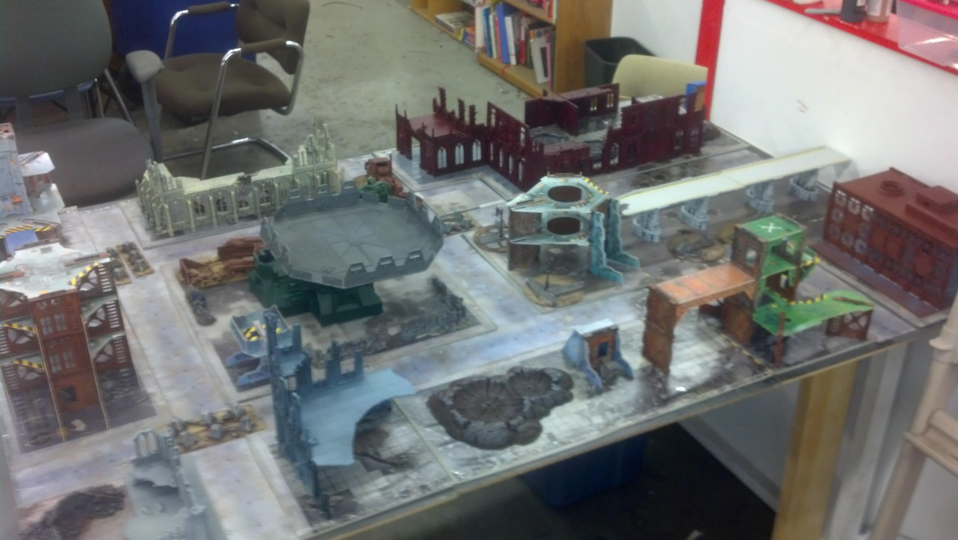 Cities Of Death, Game Table, Work In Progress