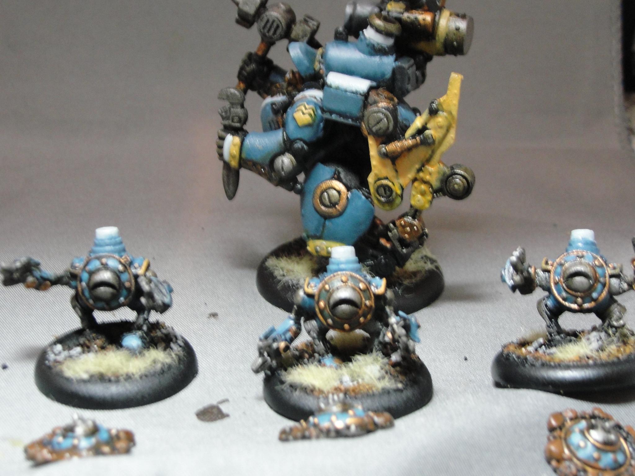Warmachine, Cygnar, Warcaster, E. Dominic Darius, Halfjacks