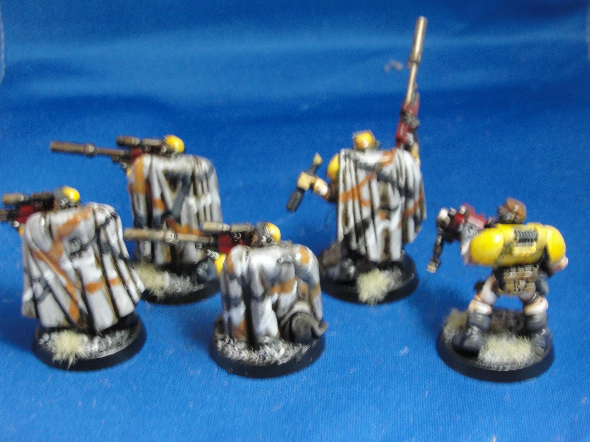 Warhammer 40k, Space Marines, Imperial Fists, Scouts
