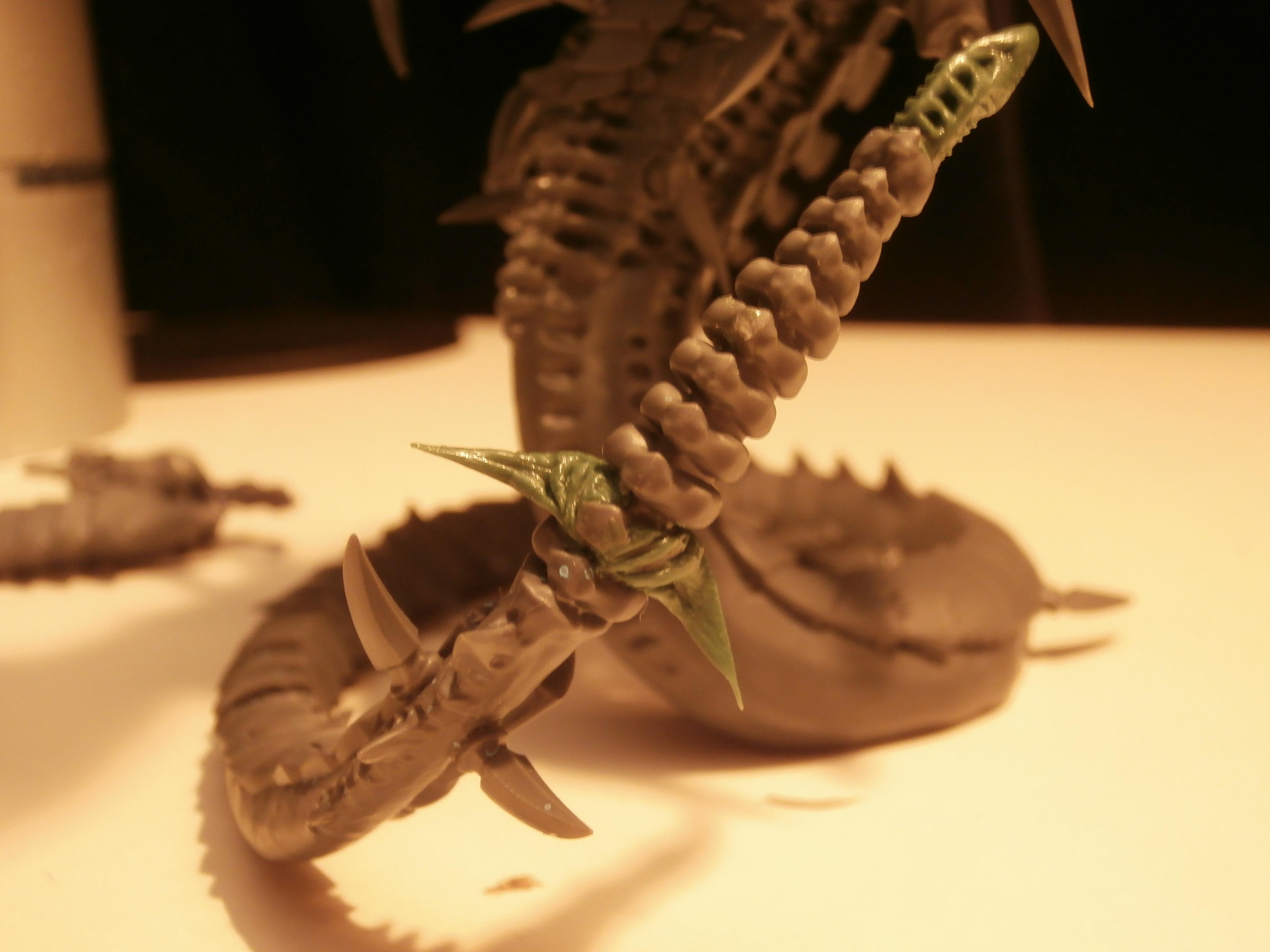 Some spikes I added to the tail, will add some smaller ones on the other bone ridges