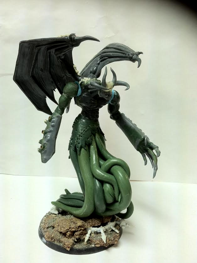 Awesome, Cool, Custom, Daemon Prince, Dp, Greenstuff, Kitbash, Nurgle, Sculpting